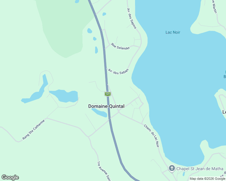 map of restaurants, bars, coffee shops, grocery stores, and more near 436 Chemin du Lac Noir in Saint-Jean-de-Matha