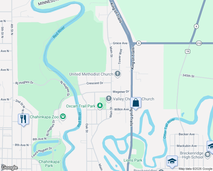 map of restaurants, bars, coffee shops, grocery stores, and more near 275 Crescent Drive in Breckenridge