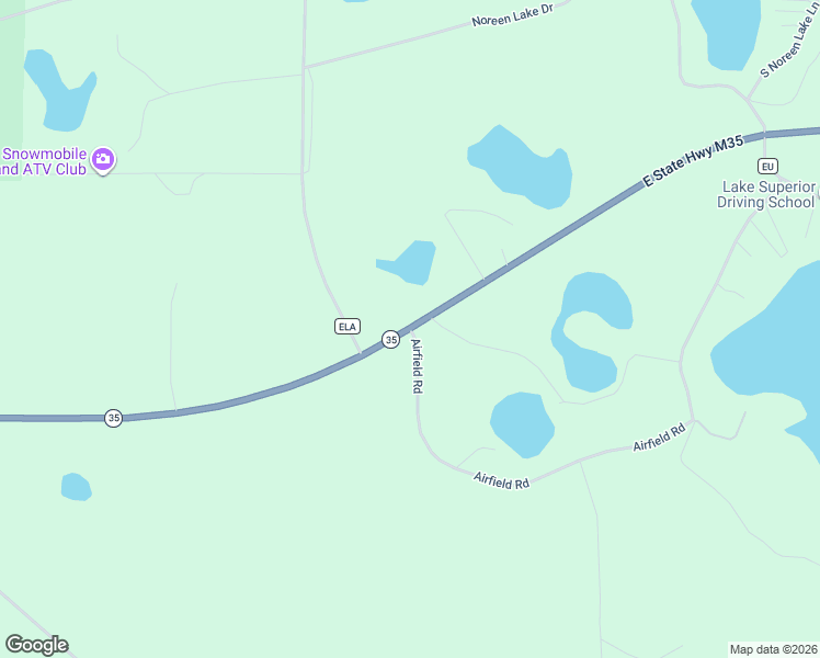 map of restaurants, bars, coffee shops, grocery stores, and more near 701 Airfield Road in Gwinn