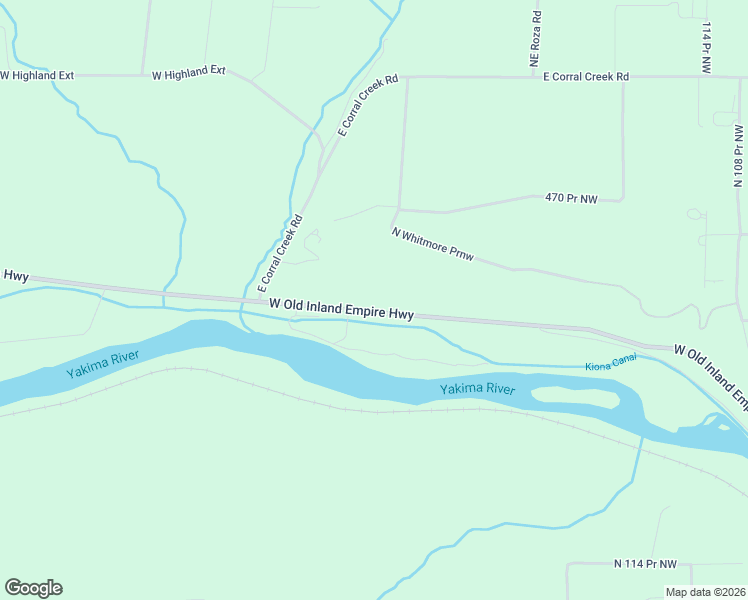 map of restaurants, bars, coffee shops, grocery stores, and more near 18202 West Old Inland Empire Highway in Benton City