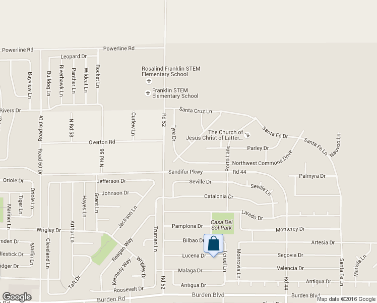 map of restaurants, bars, coffee shops, grocery stores, and more near 5721 Sidon Lane in Pasco