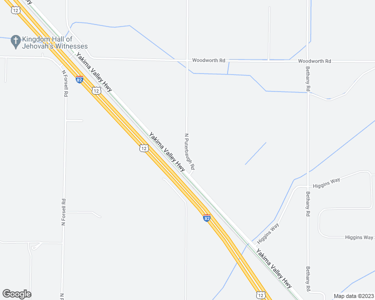 map of restaurants, bars, coffee shops, grocery stores, and more near 122 North Puterbaugh Road in Grandview