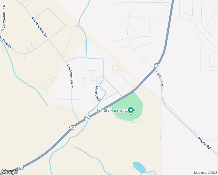 map of restaurants, bars, coffee shops, grocery stores, and more near 48007 East Mayo Drive in Benton City