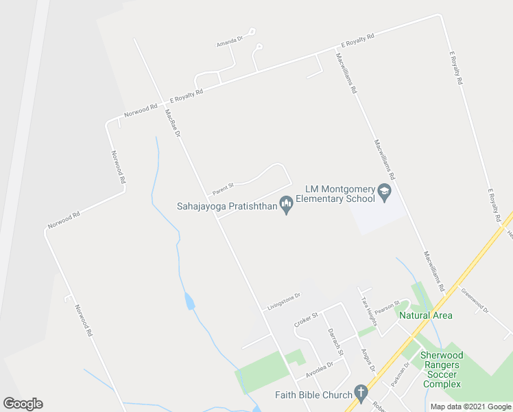map of restaurants, bars, coffee shops, grocery stores, and more near 23 Horseshoe Boulevard in Charlottetown