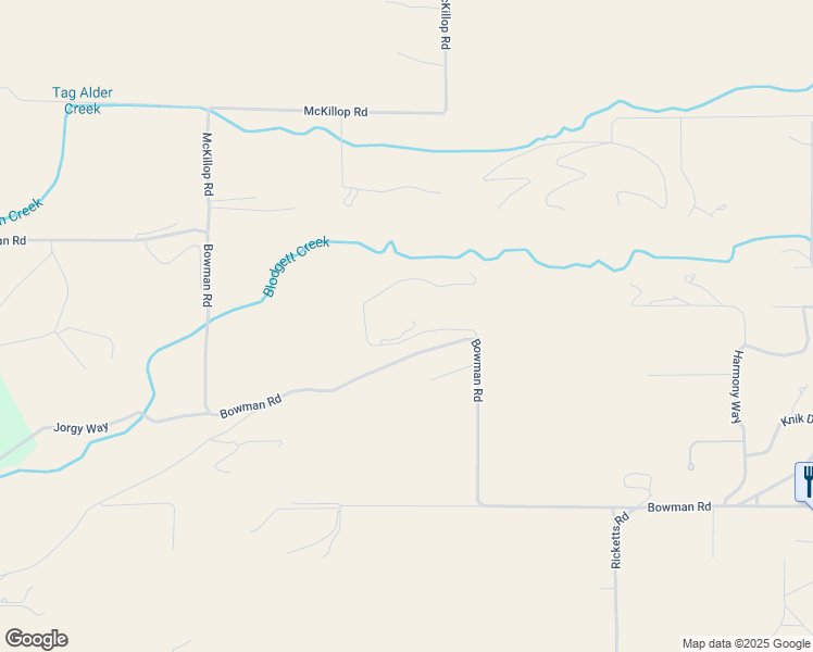 map of restaurants, bars, coffee shops, grocery stores, and more near 330 Bowman Road in Hamilton