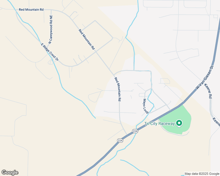 map of restaurants, bars, coffee shops, grocery stores, and more near 44204 East Casa Place in Benton City