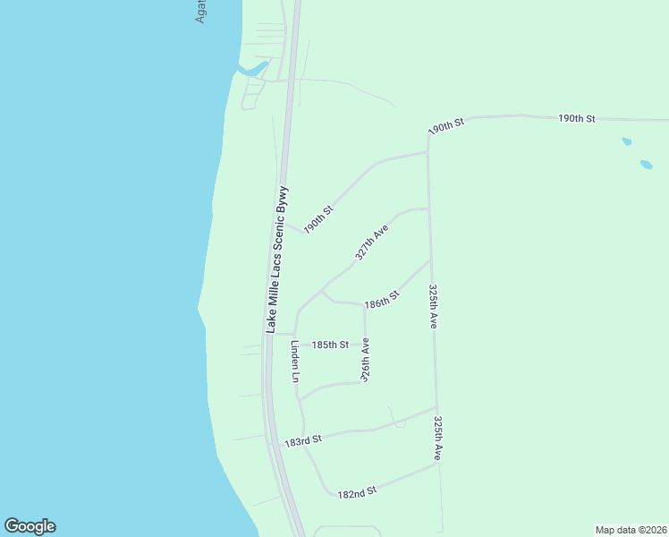 map of restaurants, bars, coffee shops, grocery stores, and more near 18611 327th Avenue in Isle