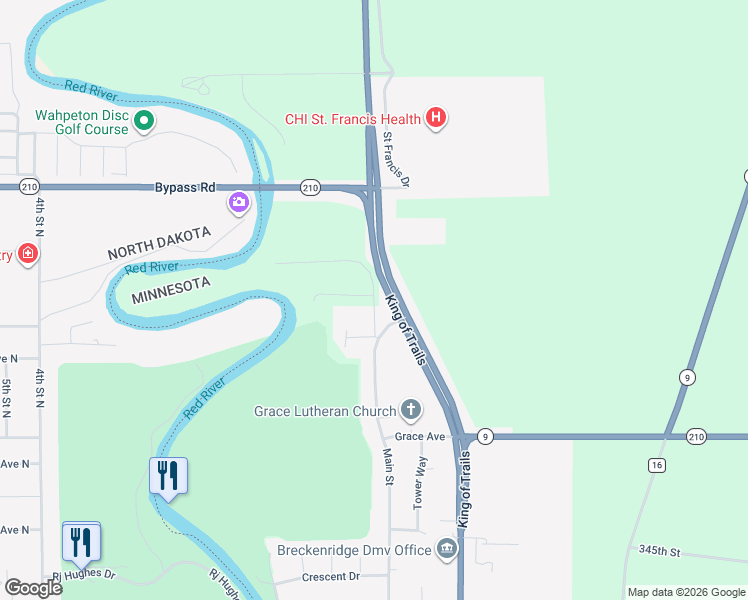 map of restaurants, bars, coffee shops, grocery stores, and more near 201 River Bend Trail in Breckenridge