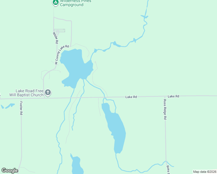 map of restaurants, bars, coffee shops, grocery stores, and more near West Conroy Lake Road in Monticello