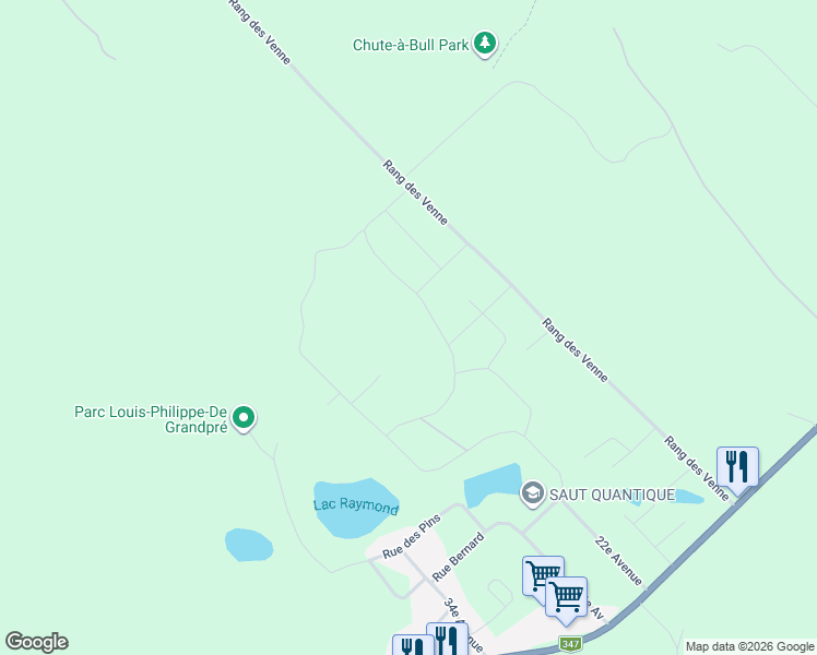 map of restaurants, bars, coffee shops, grocery stores, and more near 161 Rue Éliette in Saint-Cã´Me