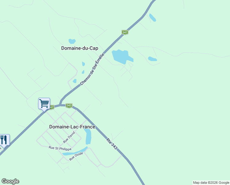 map of restaurants, bars, coffee shops, grocery stores, and more near in Lanaudière