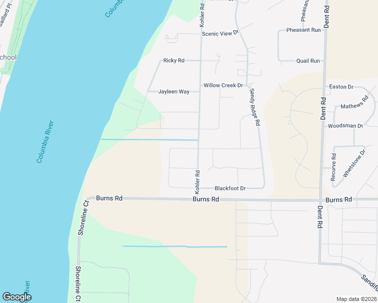 map of restaurants, bars, coffee shops, grocery stores, and more near 209 Kohler Road in Pasco
