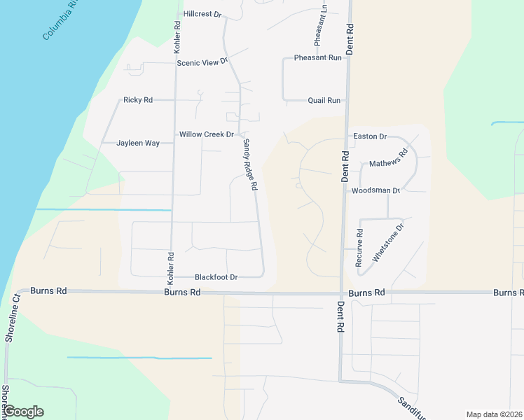 map of restaurants, bars, coffee shops, grocery stores, and more near 6717 Sandy Ridge Road in Pasco