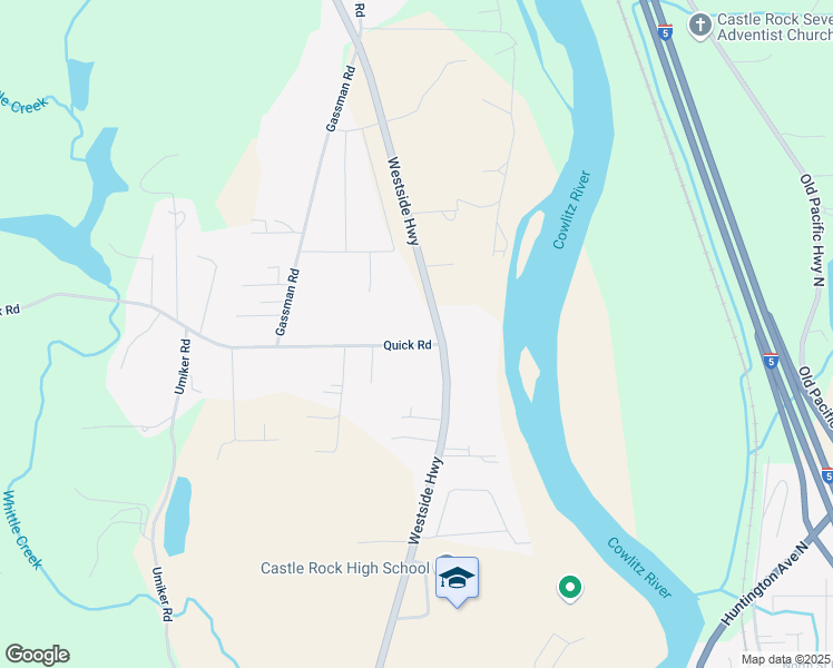 map of restaurants, bars, coffee shops, grocery stores, and more near 121 Quick Road in Castle Rock