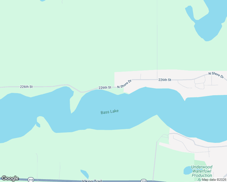 map of restaurants, bars, coffee shops, grocery stores, and more near 28640 226th Street in Underwood