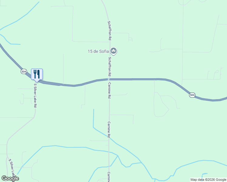 map of restaurants, bars, coffee shops, grocery stores, and more near 103 Kingsley Drive in Castle Rock