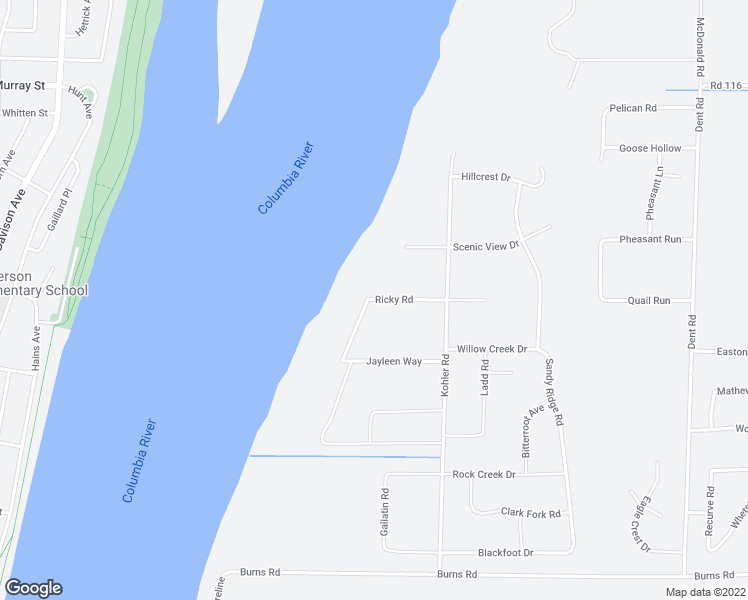 map of restaurants, bars, coffee shops, grocery stores, and more near 12429 Ricky Road in Pasco