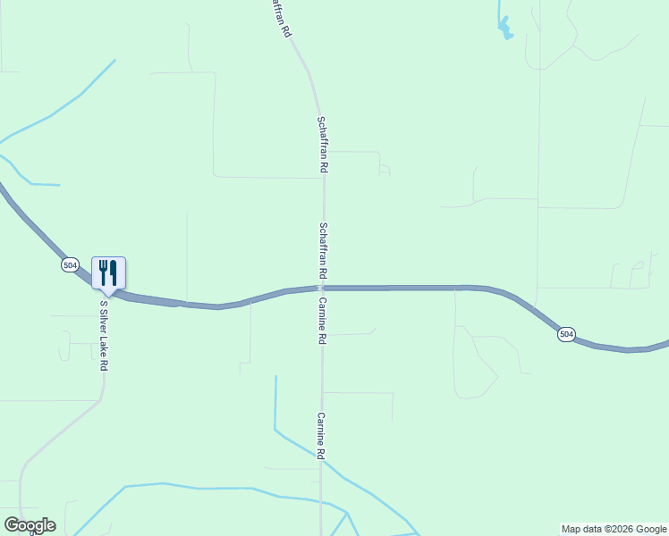 map of restaurants, bars, coffee shops, grocery stores, and more near 1510 Schaffran Road in Castle Rock