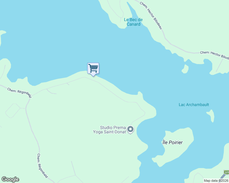 map of restaurants, bars, coffee shops, grocery stores, and more near 129 Chemin Coutu in Saint-Donat-de-Montcalm