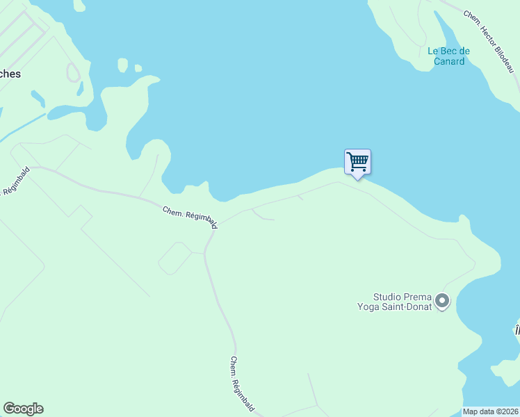 map of restaurants, bars, coffee shops, grocery stores, and more near 207 Chemin Coutu in Saint-Donat-de-Montcalm