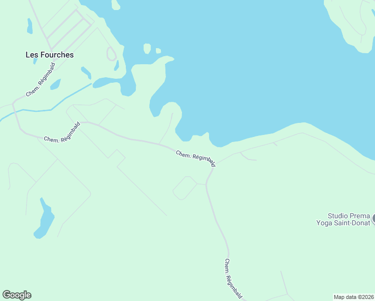 map of restaurants, bars, coffee shops, grocery stores, and more near 736 Chemin Régimbald in Lanaudière