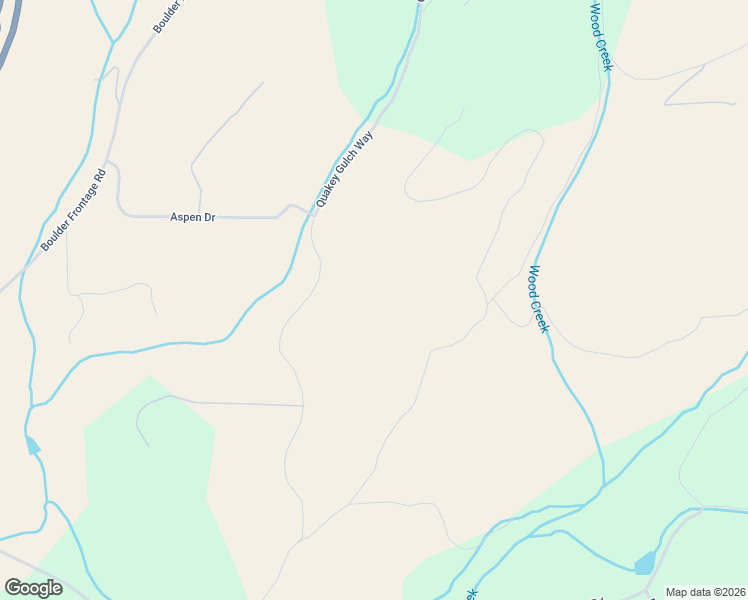 map of restaurants, bars, coffee shops, grocery stores, and more near 51 Wood Creek Road in Boulder