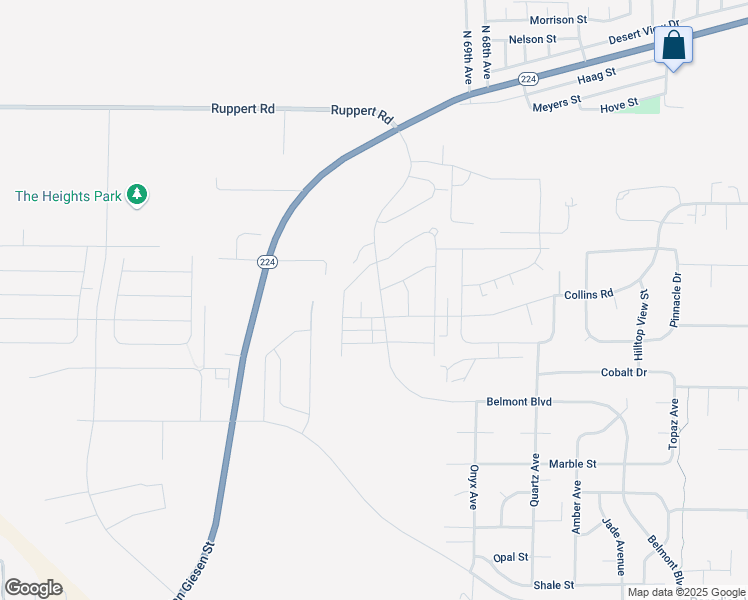 map of restaurants, bars, coffee shops, grocery stores, and more near 501 Thebes Street in West Richland