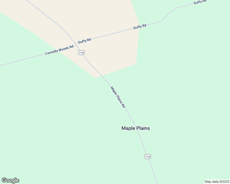 map of restaurants, bars, coffee shops, grocery stores, and more near Maple Plains Road in Kinkora