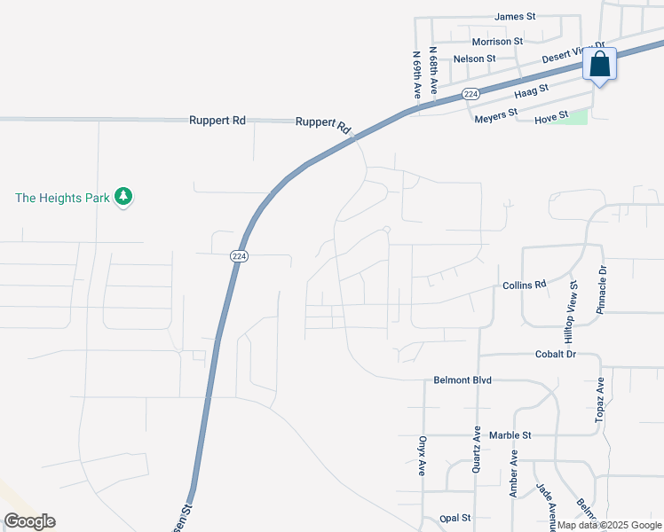 map of restaurants, bars, coffee shops, grocery stores, and more near 501 Thebes Street in West Richland