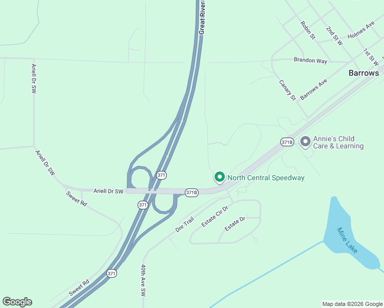 map of restaurants, bars, coffee shops, grocery stores, and more near in Baxter