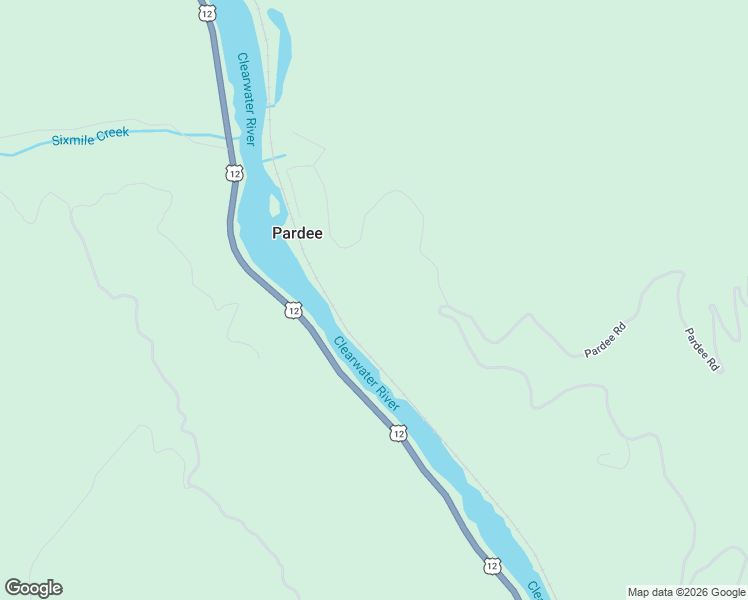 map of restaurants, bars, coffee shops, grocery stores, and more near U.S. 12 in Kamiah