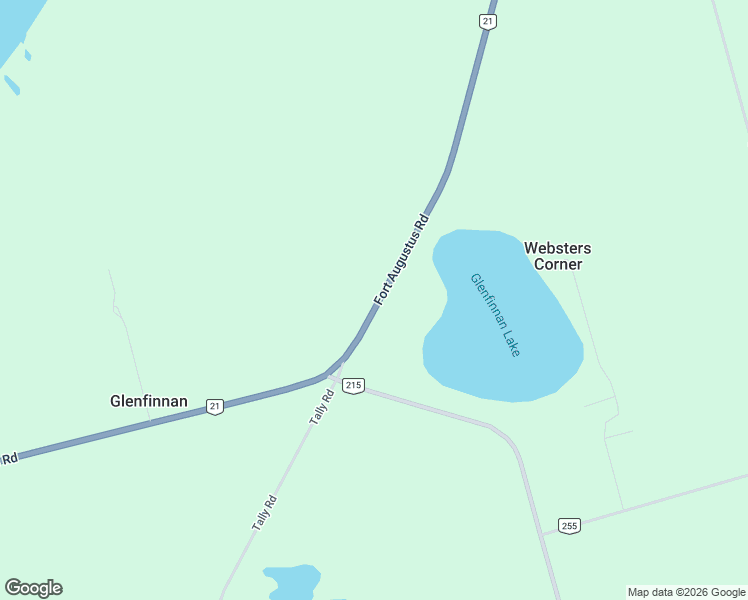 map of restaurants, bars, coffee shops, grocery stores, and more near 3085 Prince Edward Island 21 in Fort Augustus