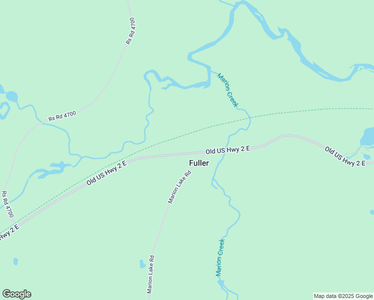 map of restaurants, bars, coffee shops, grocery stores, and more near E25295 Old US 2 East in Watersmeet