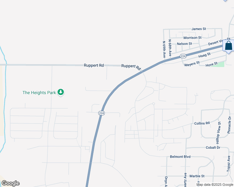 map of restaurants, bars, coffee shops, grocery stores, and more near 7219 West Van Giesen Street in West Richland