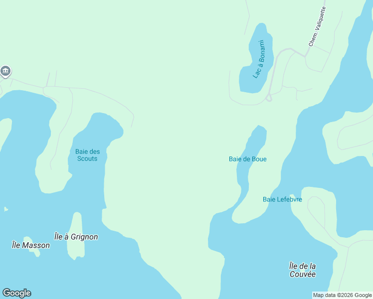map of restaurants, bars, coffee shops, grocery stores, and more near Chemin Dumouchel in Laurentides