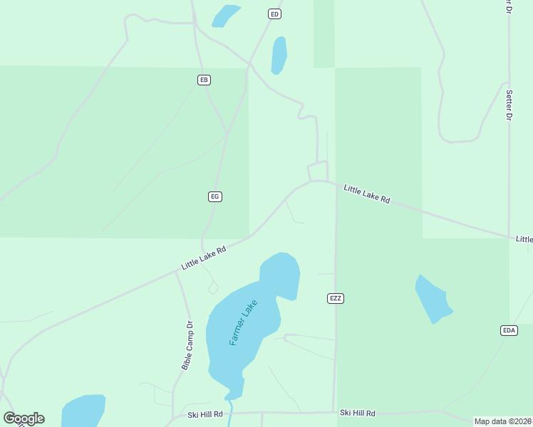 map of restaurants, bars, coffee shops, grocery stores, and more near Little Lake Road in Skandia