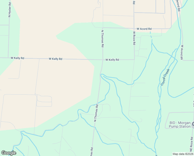 map of restaurants, bars, coffee shops, grocery stores, and more near 59004 North Thomas Road in Benton City