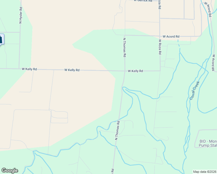 map of restaurants, bars, coffee shops, grocery stores, and more near 59004 North Thomas Road in Benton City