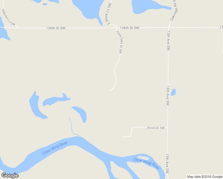 map of restaurants, bars, coffee shops, grocery stores, and more near 13798 Vista Oaks Drive Southwest in Pillager