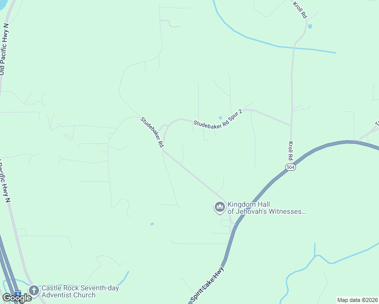 map of restaurants, bars, coffee shops, grocery stores, and more near 302 Studebaker Road in Castle Rock