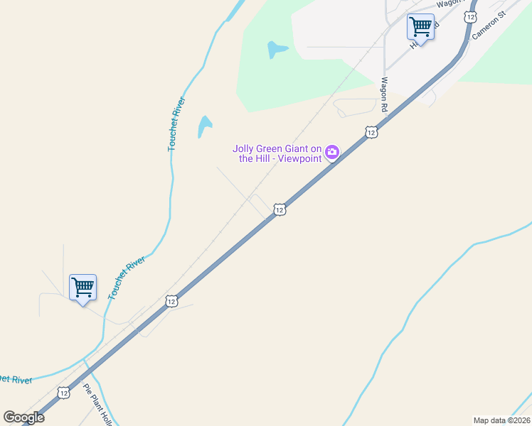 map of restaurants, bars, coffee shops, grocery stores, and more near U.S. Route 12 in Dayton