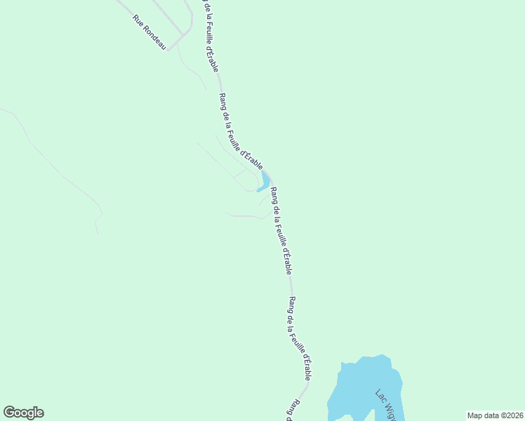 map of restaurants, bars, coffee shops, grocery stores, and more near 864 Rang de la Feuille d'Érable in Lanaudière