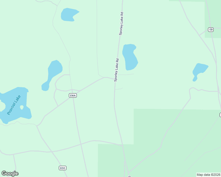 map of restaurants, bars, coffee shops, grocery stores, and more near 845 Sporley Lake Road in Skandia