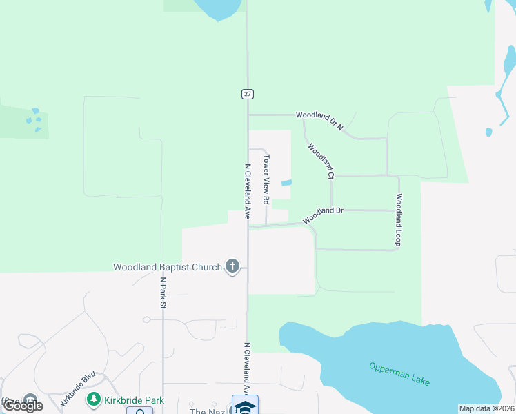 map of restaurants, bars, coffee shops, grocery stores, and more near 2021 Tower View Road in Fergus Falls