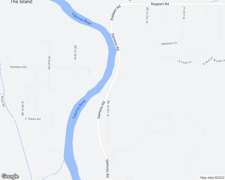 map of restaurants, bars, coffee shops, grocery stores, and more near 62306 North 106 Pr Northeast in Benton City