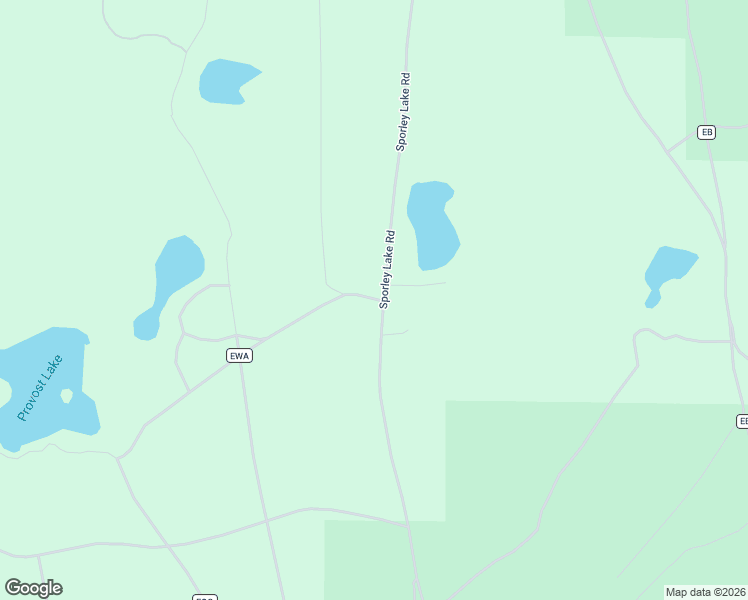 map of restaurants, bars, coffee shops, grocery stores, and more near 845 Sporley Lake Road in Skandia