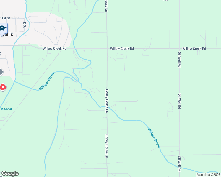 map of restaurants, bars, coffee shops, grocery stores, and more near 1011 Honey House Lane in Corvallis