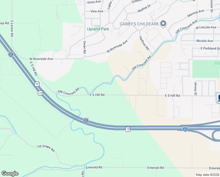 map of restaurants, bars, coffee shops, grocery stores, and more near 1082 S Hill Rd in Sunnyside