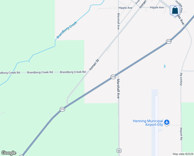 map of restaurants, bars, coffee shops, grocery stores, and more near 1020 Inman Street in Henning