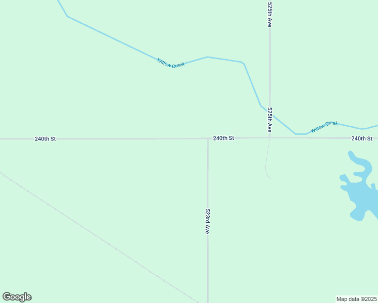 map of restaurants, bars, coffee shops, grocery stores, and more near 52234 240th Street in Henning